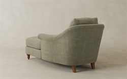 Amelie Brown Sugar Leather Chaise|