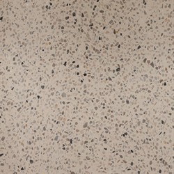 Celiane Modern Classic Off White Terrazzo Round Outdoor Dining Table - 55"|