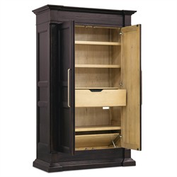 Siena Updated Traditional Dark Brown Oak Wardrobe|
