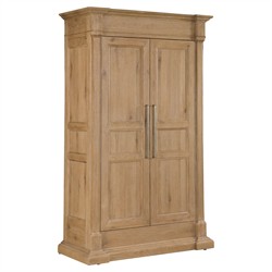 Siena Updated Traditional Light Brown Oak Wardrobe|