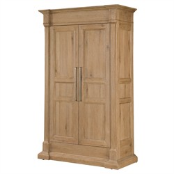 Siena Updated Traditional Light Brown Oak Wardrobe|