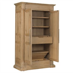 Siena Updated Traditional Light Brown Oak Wardrobe|