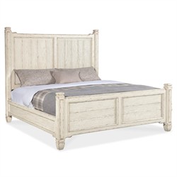 Asher French Country Cream Oak Bed - Queen|