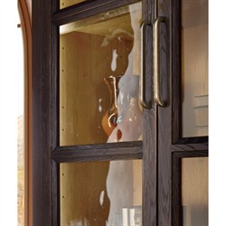 Siena Rustic Lodge Dark Brown Oak Dining Hutch|