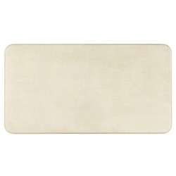 Elara Coastal Beach Cream Raffia Rectangular Cocktail Table|