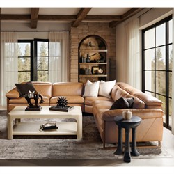 Elara Coastal Beach Cream Raffia Rectangular Cocktail Table|