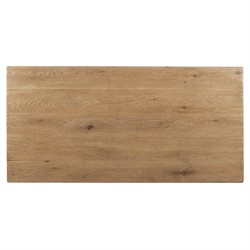 Siena Rustic Lodge Light Brown Oak Rectangular Coffee Table|