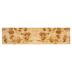 Aurore Modern Classic Brown Burl Wood Console Table|