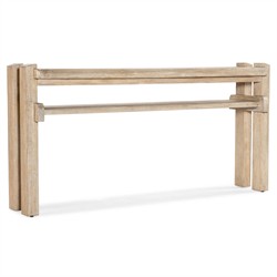 Brianne Coastal Beach Light Natural Acacia Wood Console Table|