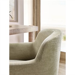 Adrienne Modern Classic Sage Green Performance Dining Arm Chair|