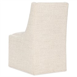 Selene Modern Classic Cream Linen Dining Chair|