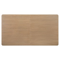 Roman Modern Light Brown Oak Rectangular Extendable Dining Table - 81-121"|