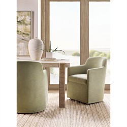 Oscar Coastal Light Oak Woven Rope Rectangular Extendable Dining Table - 44-66"|