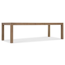 Amleto Modern Classic Brown Oak Rectangular Extendable Dining Table - 84-102"|