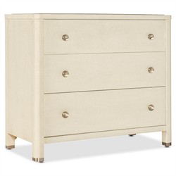 Elara Coastal Beach Cream Raffia Oak Dresser|