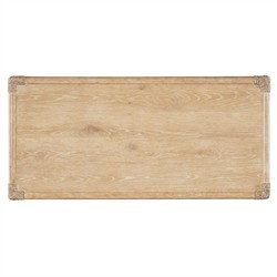 Nigel Coastal Beach Light Brown Bamboo Bachelor Chest|