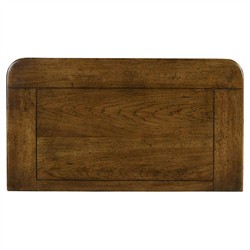 Alban Updated Traditional Dark Brown Pecan Wood Nightstand|