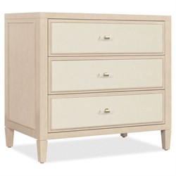 Marivelle Modern Classic Light Brown Oak Nightstand|