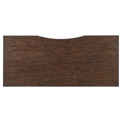 Emrys Updated Traditional Dark Brown Walnut Wood Writing Office Desk|