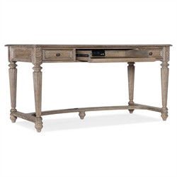 Michael Updated Traditional Brown Oak Writing Office Desk|