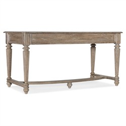 Michael Updated Traditional Brown Oak Writing Office Desk|