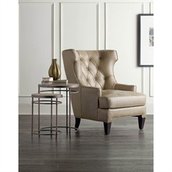 Lucienne Updated Traditional Natural Acacia Wood Bronze Nesting Tables|