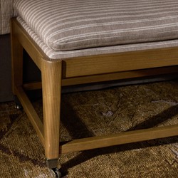 Eleanor Rodin Sand Stripe Accent Stool|