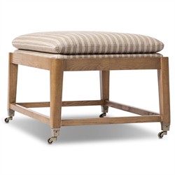 Eleanor Rodin Sand Stripe Accent Stool|