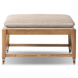 Eleanor Rodin Sand Stripe Accent Stool|