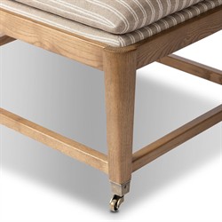Eleanor Rodin Sand Stripe Accent Stool|