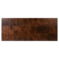 Galvin Brown Walnut Burl Desk|