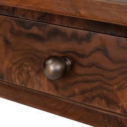 Galvin Brown Walnut Burl Desk|