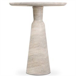 Marsh Textured Sandy Grey Outdoor Counter Table - 34"|