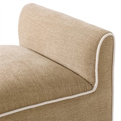 Allonia Modern Classic Beige Accent Stool|