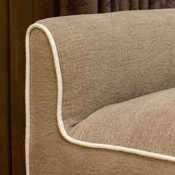 Allonia Modern Classic Beige Accent Stool|