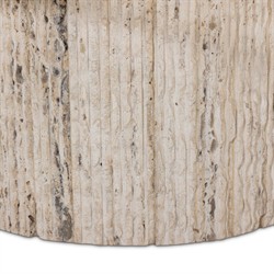 Angelo Modern Classic Beige Travertine Rectangular Coffee Table|