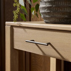 Blake Modern Classic Light Wash Wood Rectangular Console Table|