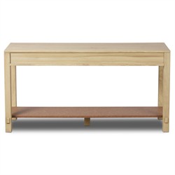Blake Modern Classic Light Wash Wood Rectangular Console Table|