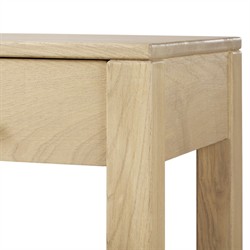 Blake Modern Classic Light Wash Wood Rectangular Console Table|