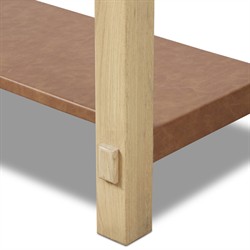 Blake Modern Classic Light Wash Wood Rectangular Console Table|