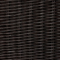 Cyra Coastal Beach Dark Brown Woven Outdoor Swivel Chair|