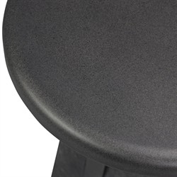 Daro Modern Classic Black Concrete Outdoor End Table|