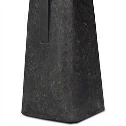 Daro Modern Classic Black Concrete Outdoor End Table|