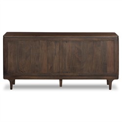 Eldrin Rustic Lodge Brown Mango Wood Double Dresser|