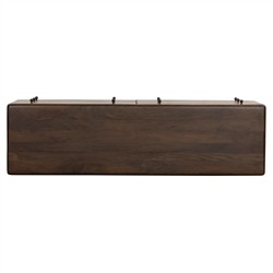 Eldrin Rustic Lodge Brown Mango Wood Double Dresser|