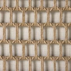 Emilian Coastal Beach Cream Woven Outdoor Swivel Chair|