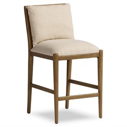 Gallagher Rustic Lodge Beige Performance Counter Stool|