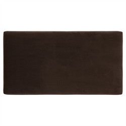 Harlin Updated Traditional Brown Velvet Performance Rectangular Cocktail Ottoman|
