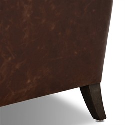 Harvey Updated Traditional Brown Velvet Club Chair|