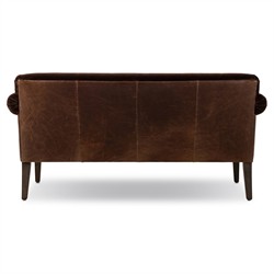Harvey Updated Traditional Brown Velvet Sofa - 60"|